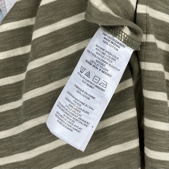 Current Elliott 0 Stripe Studio Midi T Shirt Dress - Picture 6 of 12